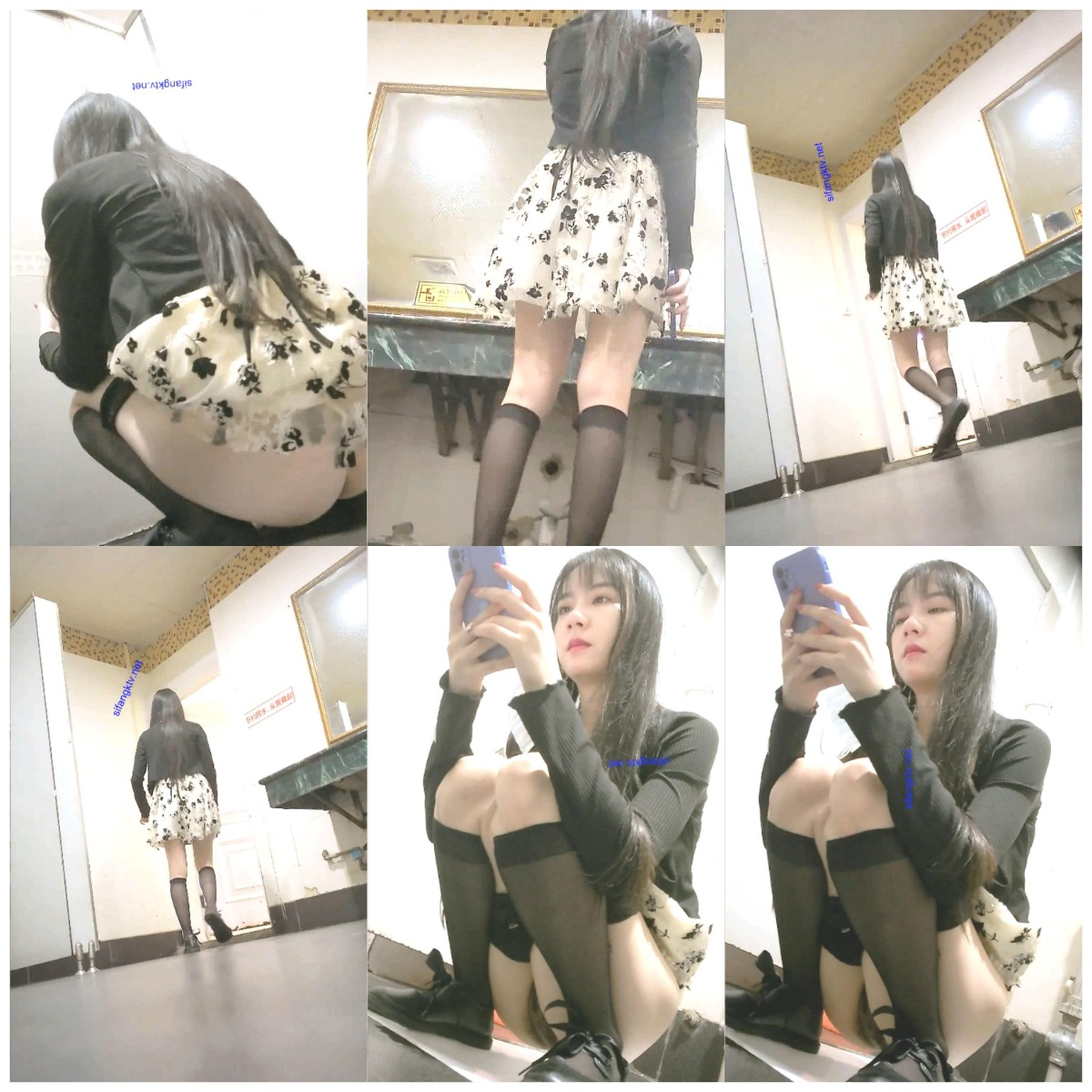 新品-❤写字楼女厕TP-极品颜值碎花短裙气质美女,肥鲍鱼细逼缝 (1).png